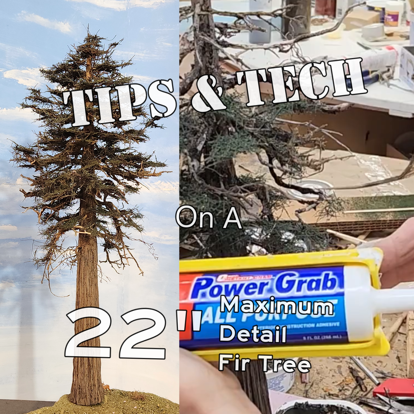 "Caulk" for a 22" Maximum Detail Fir Tree