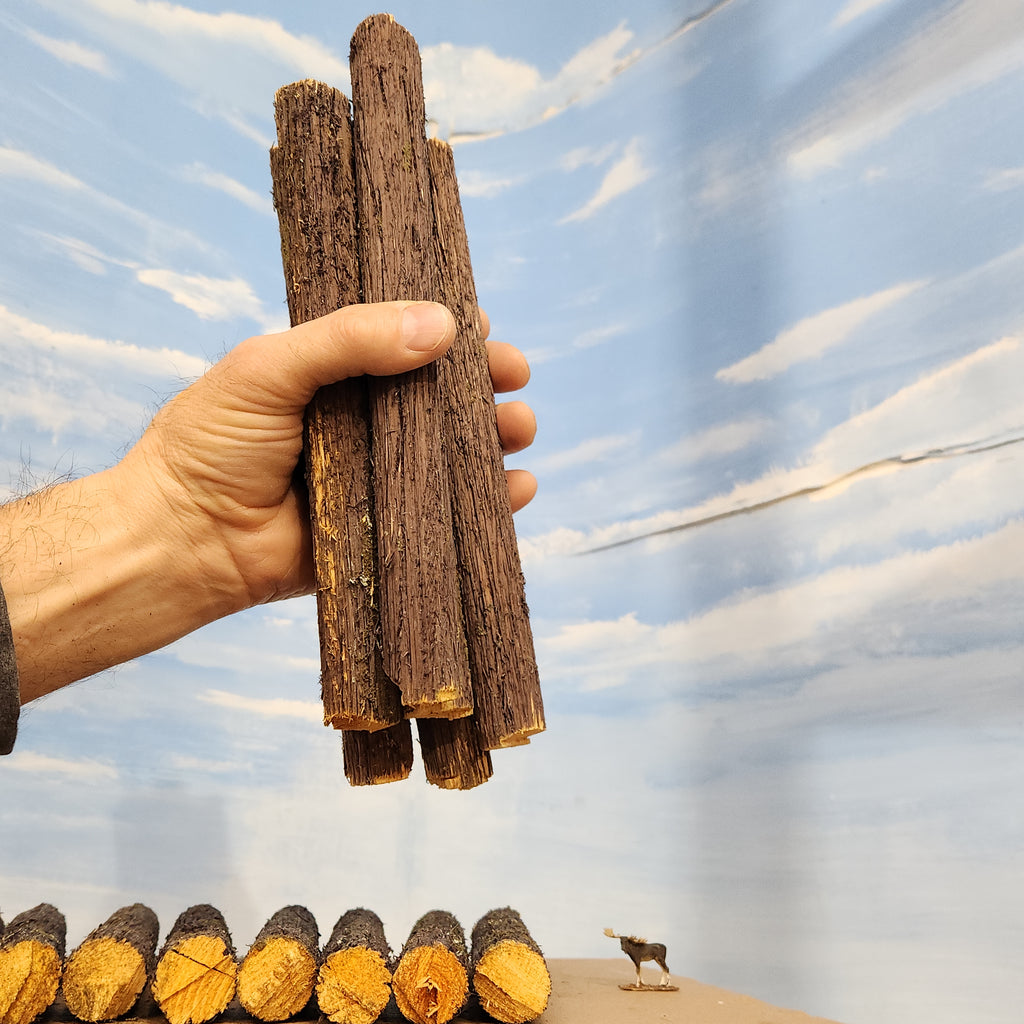 Logs, 9x1 inches