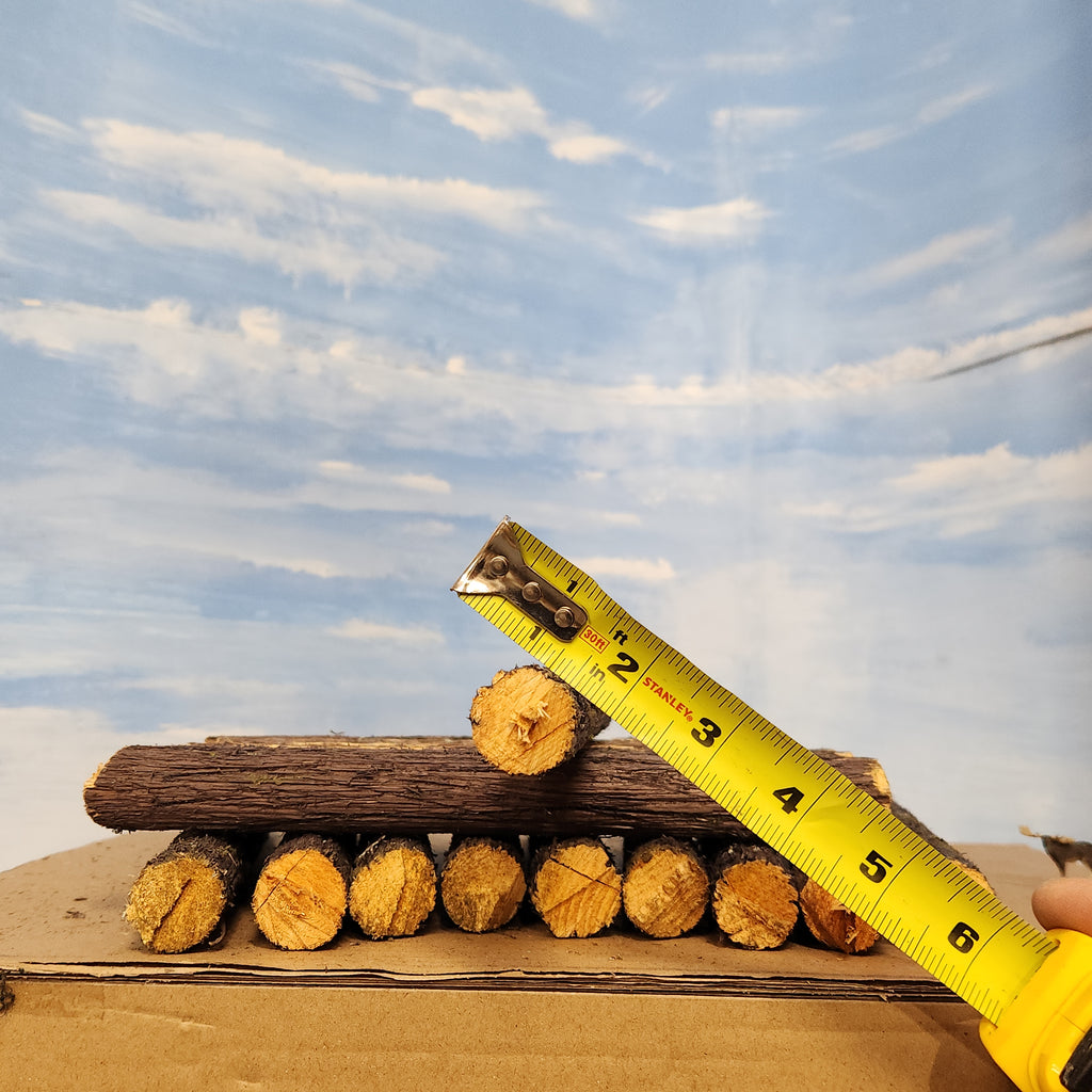 Logs, 9x1 inches