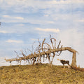 Downed Snag or Ghost Dead Tree, 7"