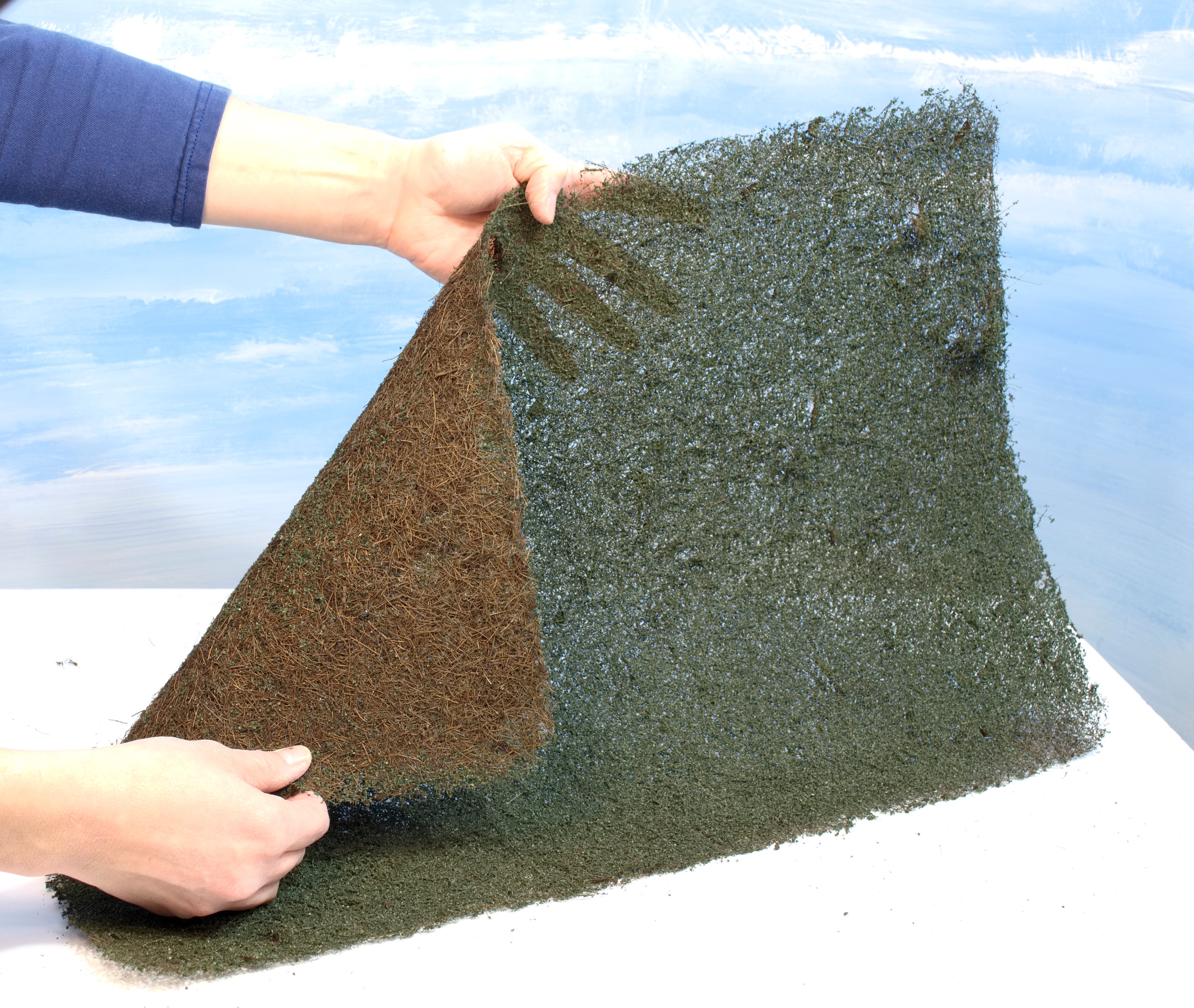 Green Branch Foliage THICK TWO LAYERS FULL SHEET