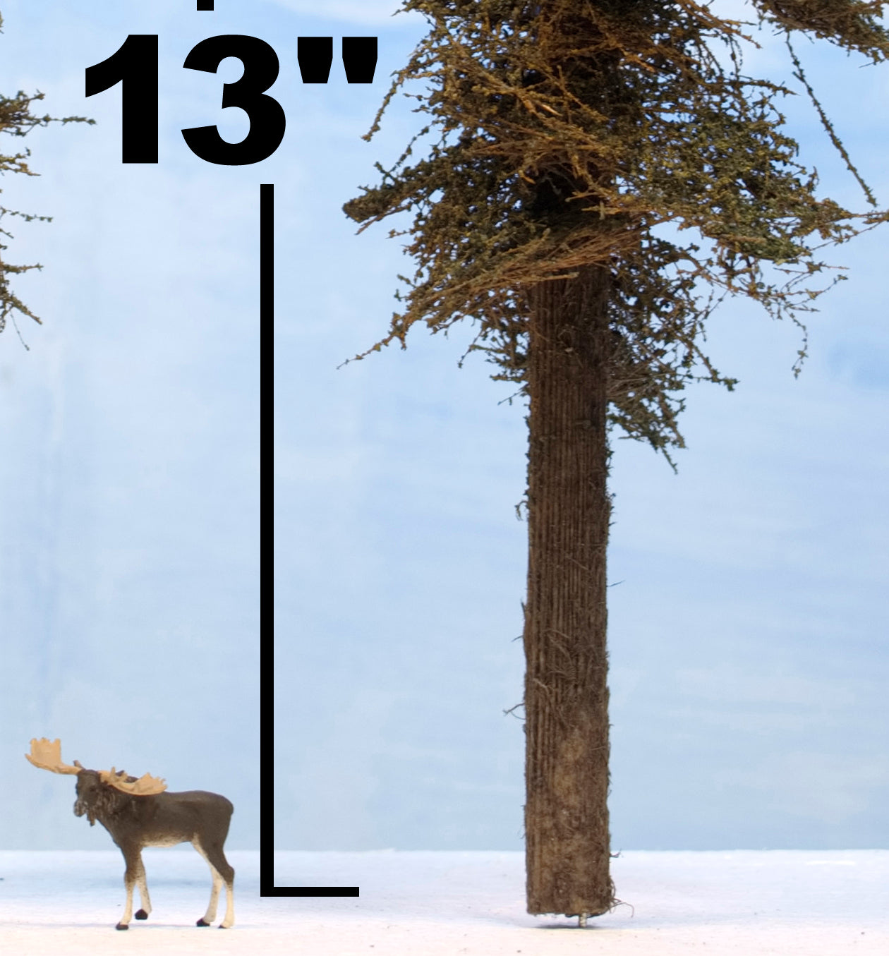 Standard Fir Trees - 13 Inches, TWO