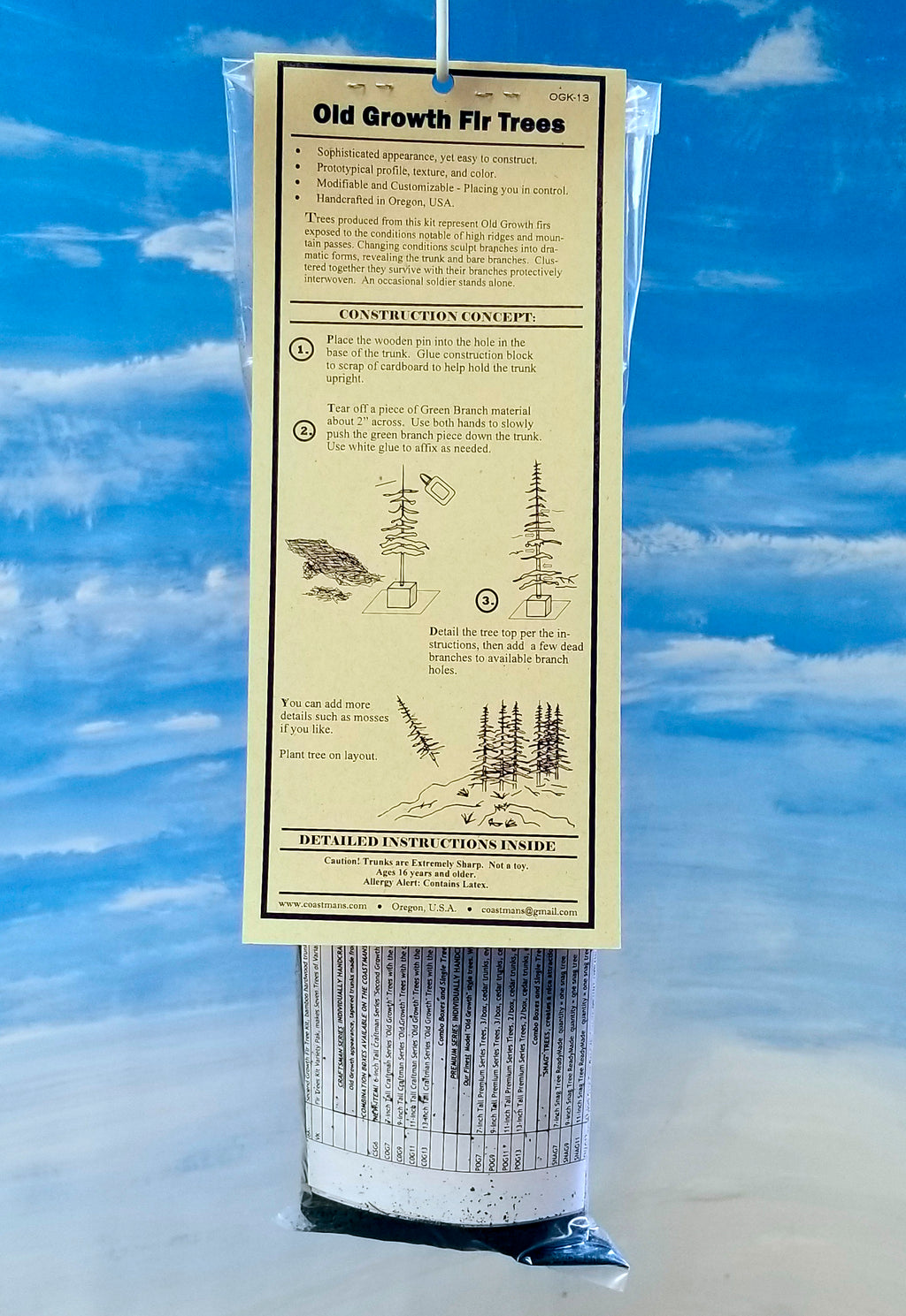 13 inch Old Growth Fir Trees Kit