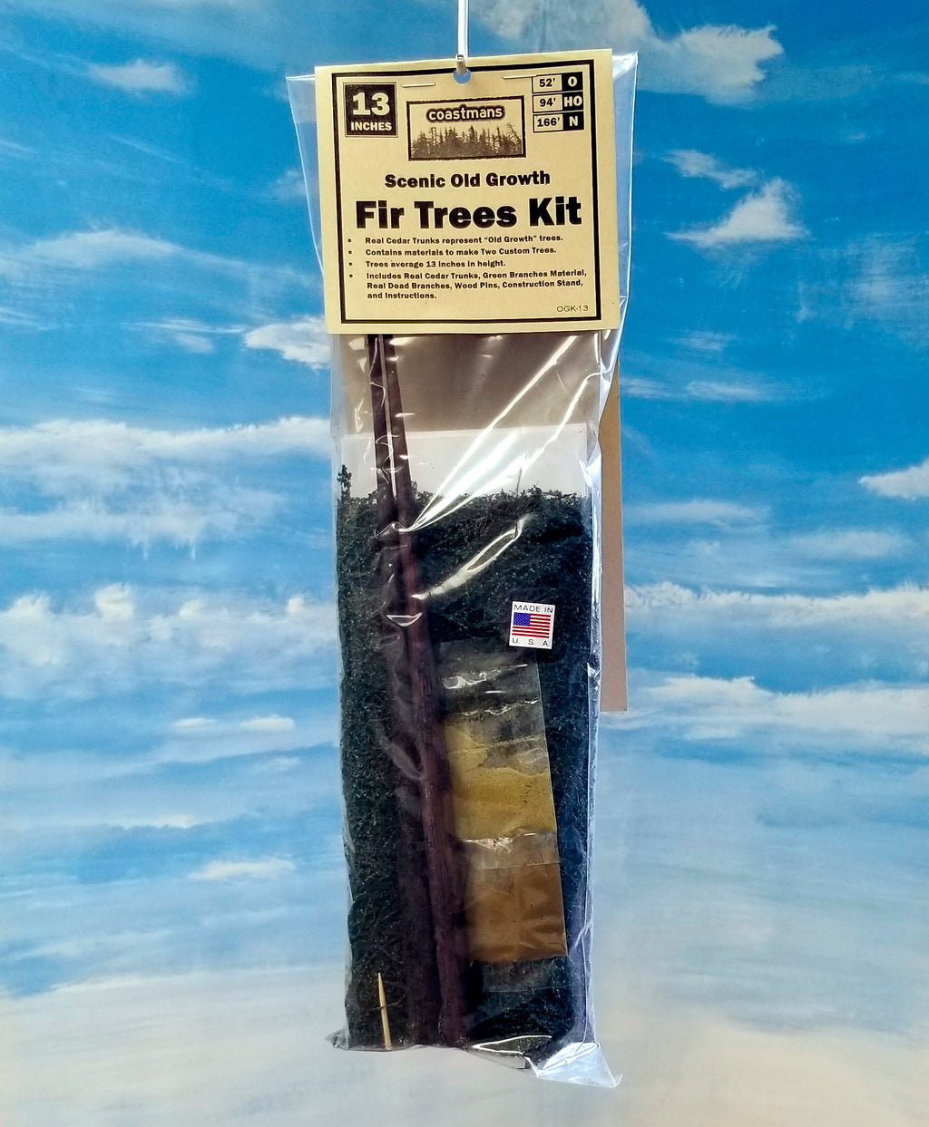 13 inch Old Growth Fir Trees Kit