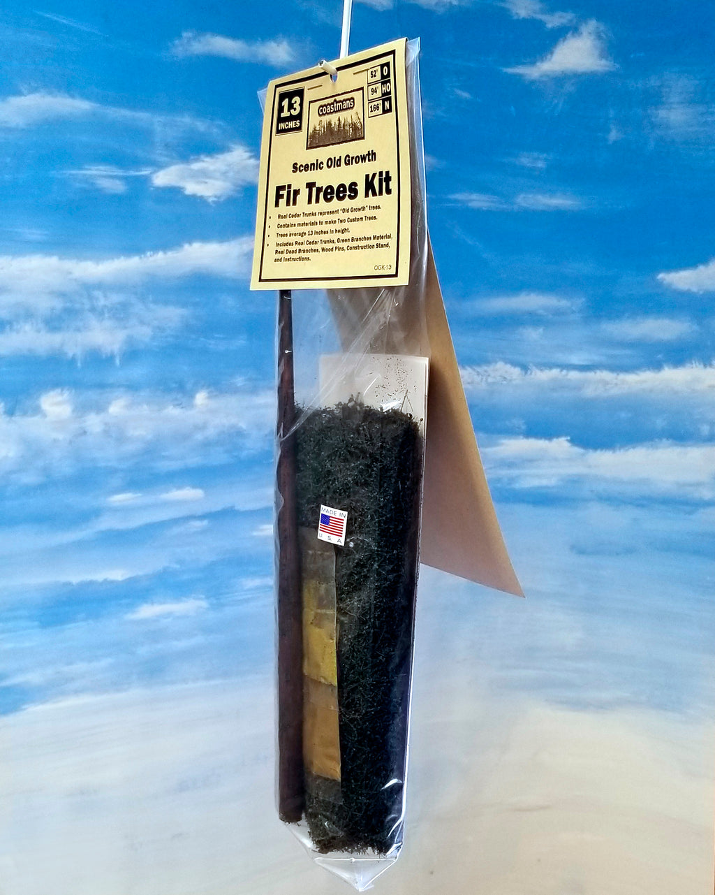 13 inch Old Growth Fir Trees Kit