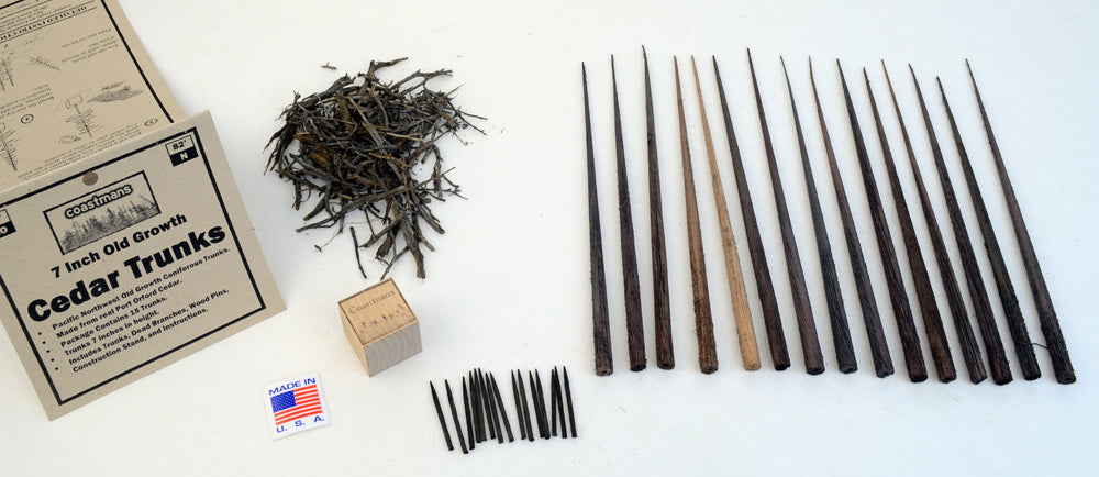 Trunks, Cedar, 7 Inch, qty 15