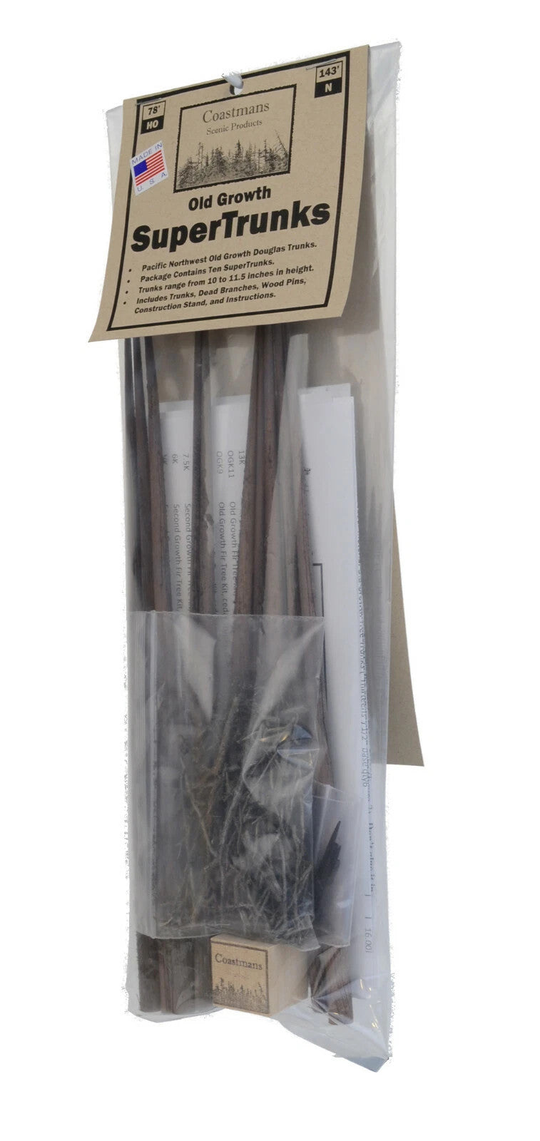 Trunks, Cedar , 11 Inch, qty 10