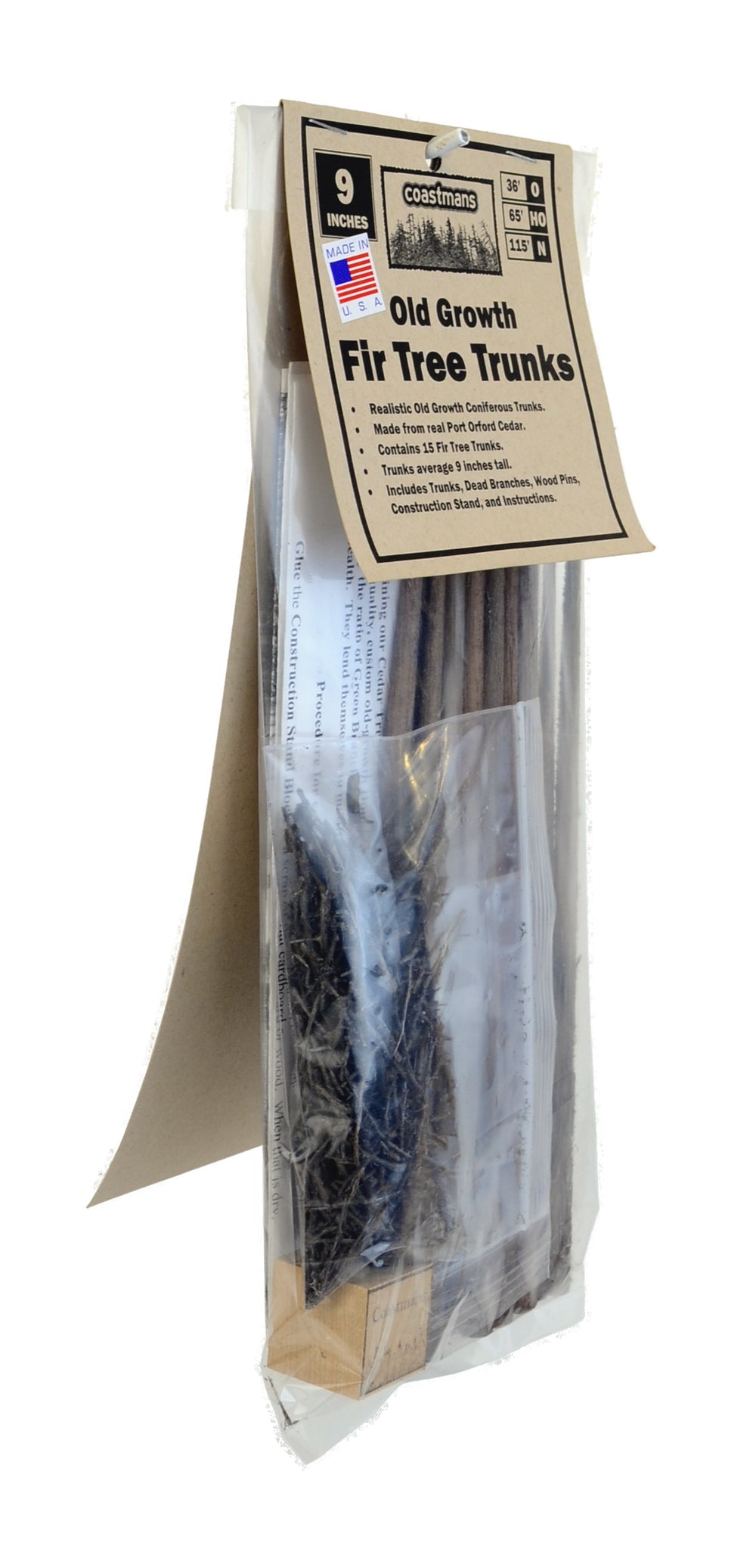 Trunks, Cedar, 9 Inch, qty 15