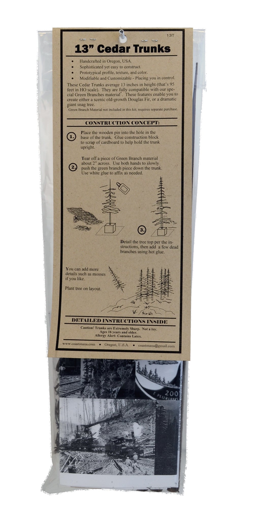 Trunks, Cedar, 13 Inches, qty6