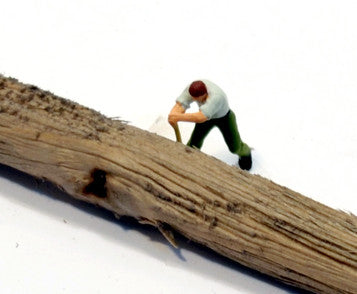 Logs, 1/2" x 12" white cedar material, Quantity SIX