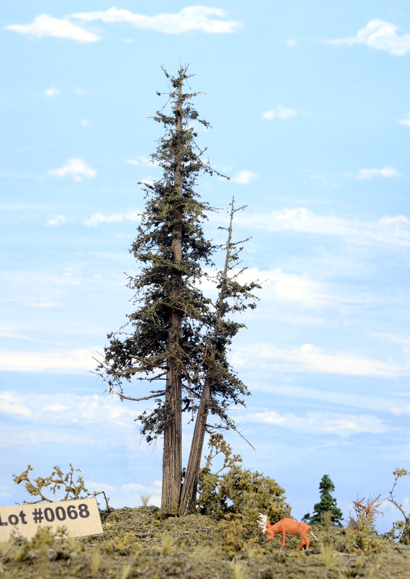 Double Trunk Tree - 11 Inch