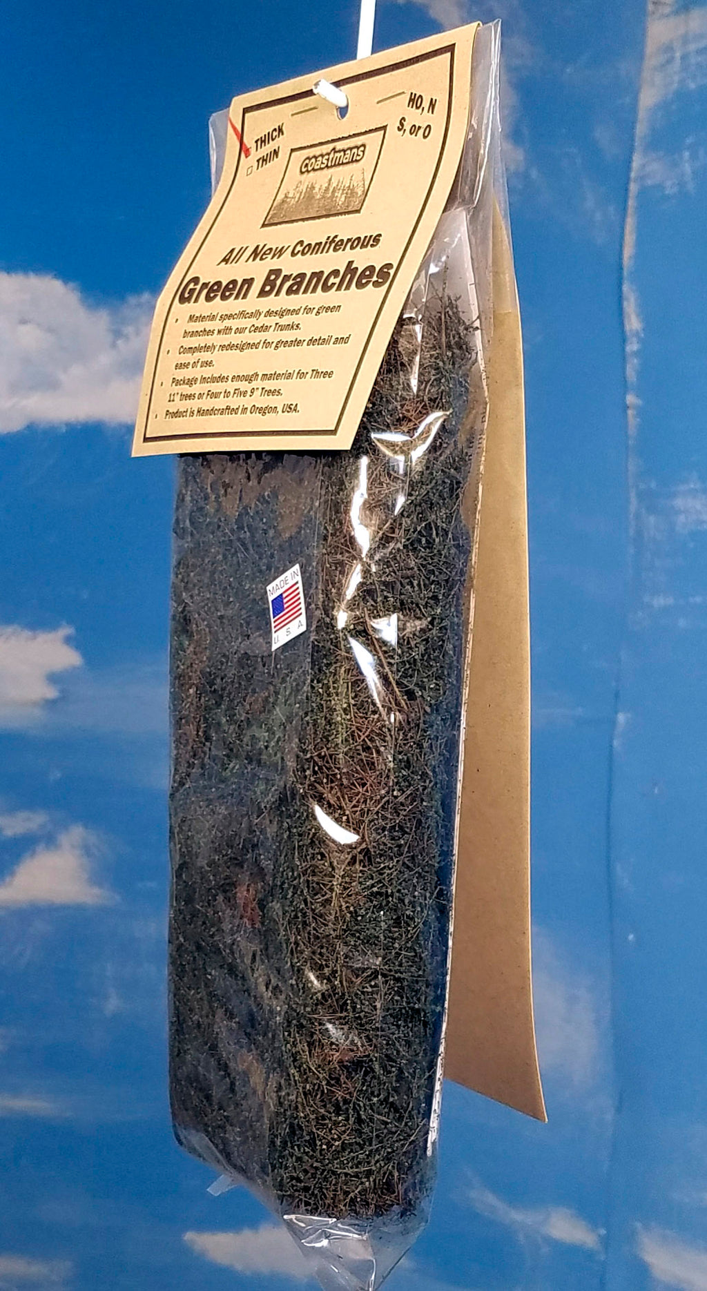 Green Branch Foliage THICK 1/4 SHEET