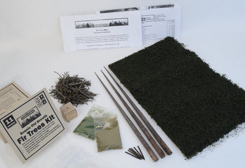 11 inch Old Growth Fir Trees Kit