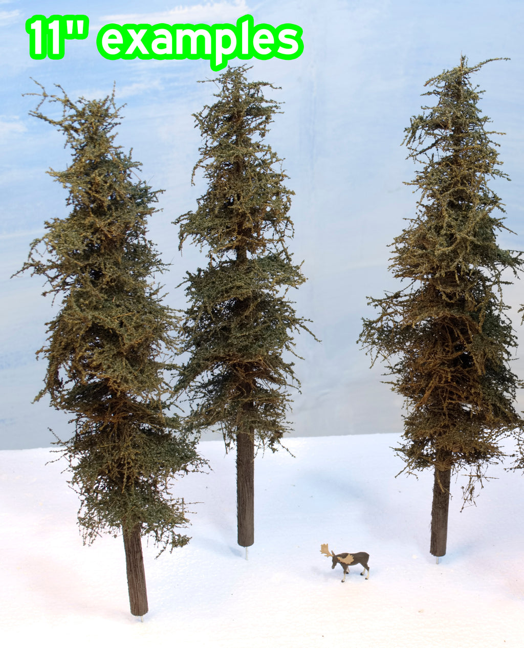 11 inch Old Growth Fir Trees Kit