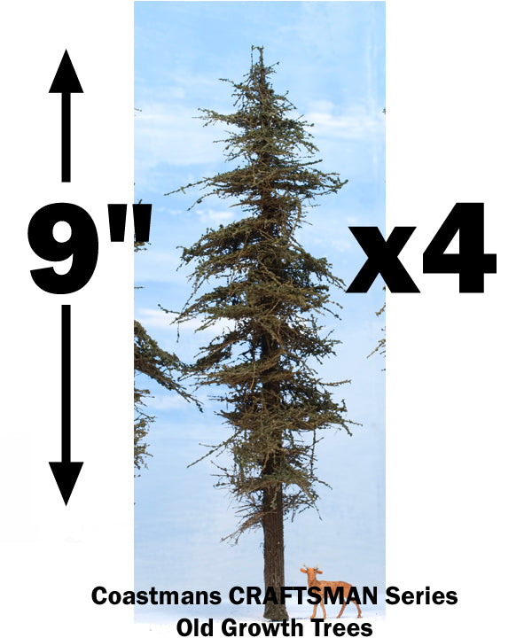 9 inch Old Growth Fir Trees Kit