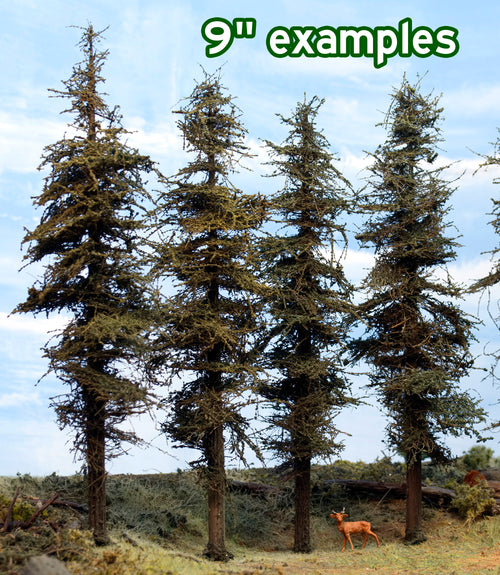 9 inch Old Growth Fir Trees Kit