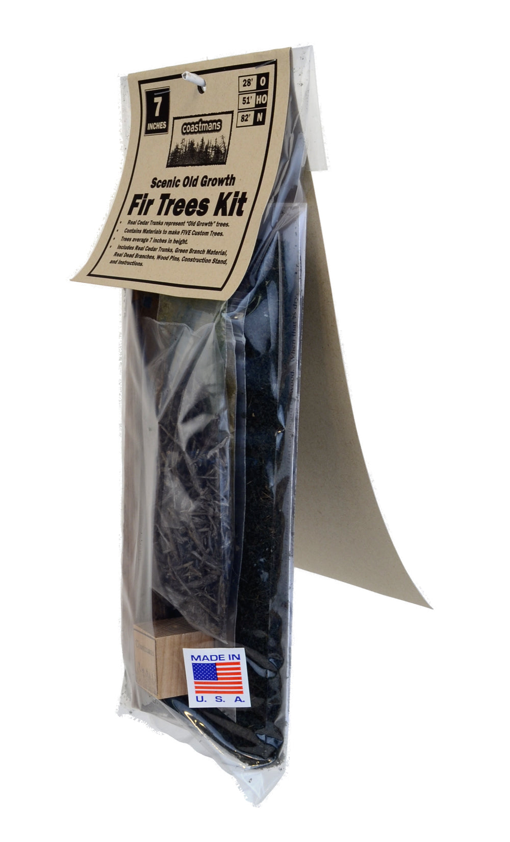7 inch Old Growth Fir Trees Kit