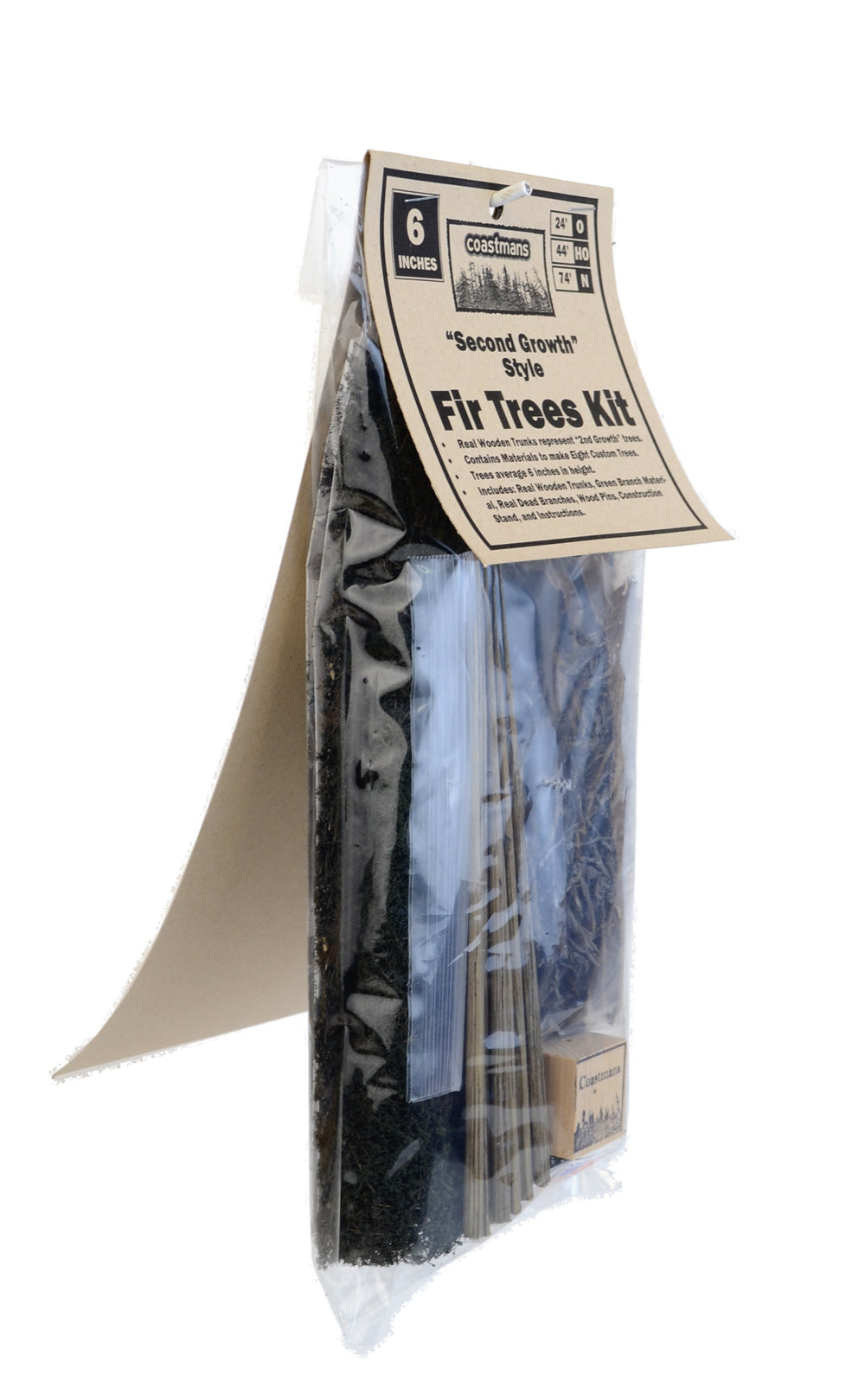 6 inch Second Growth Fir Trees Kit