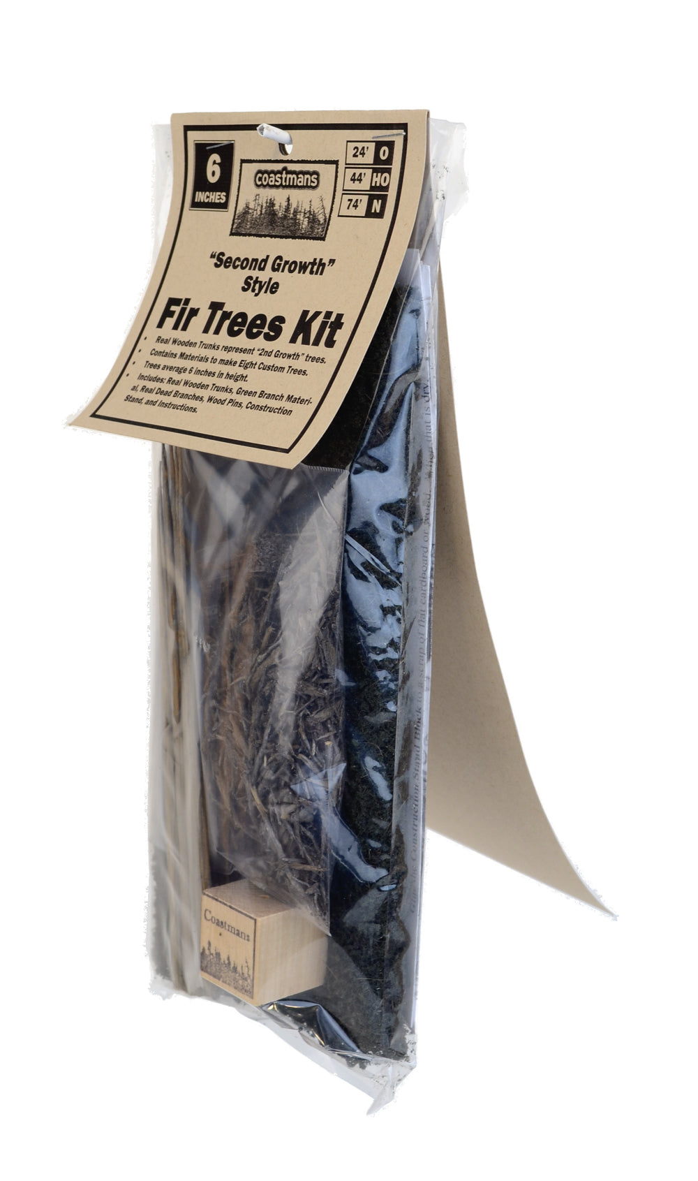 6 inch Second Growth Fir Trees Kit