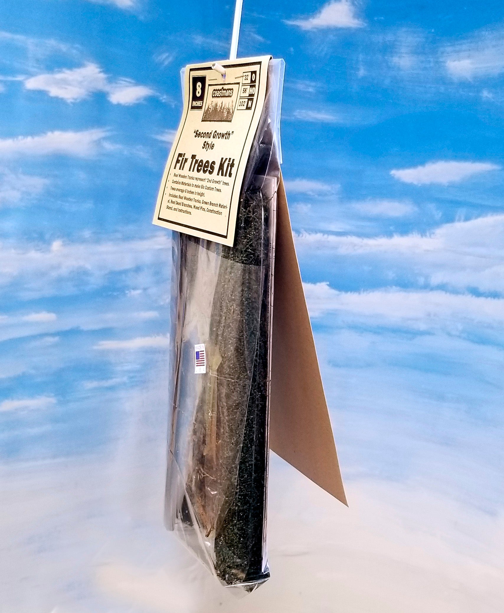 8 Inch Second Growth Fir Trees Kit