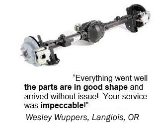 Pallet Goods: Straight Axles
