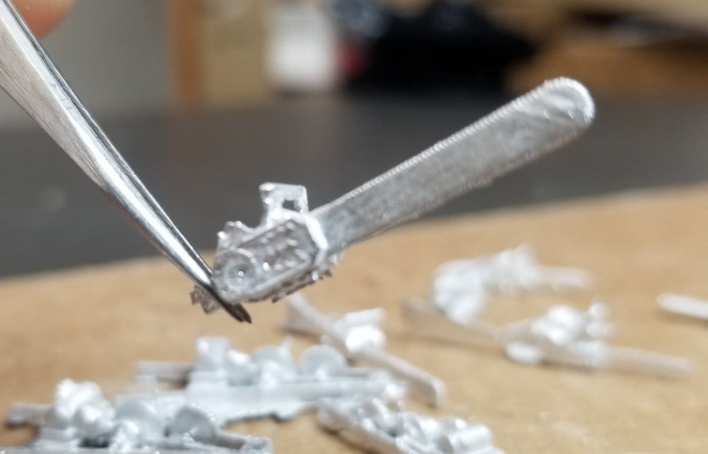 Chainsaws Assortment, HO, PAINTED