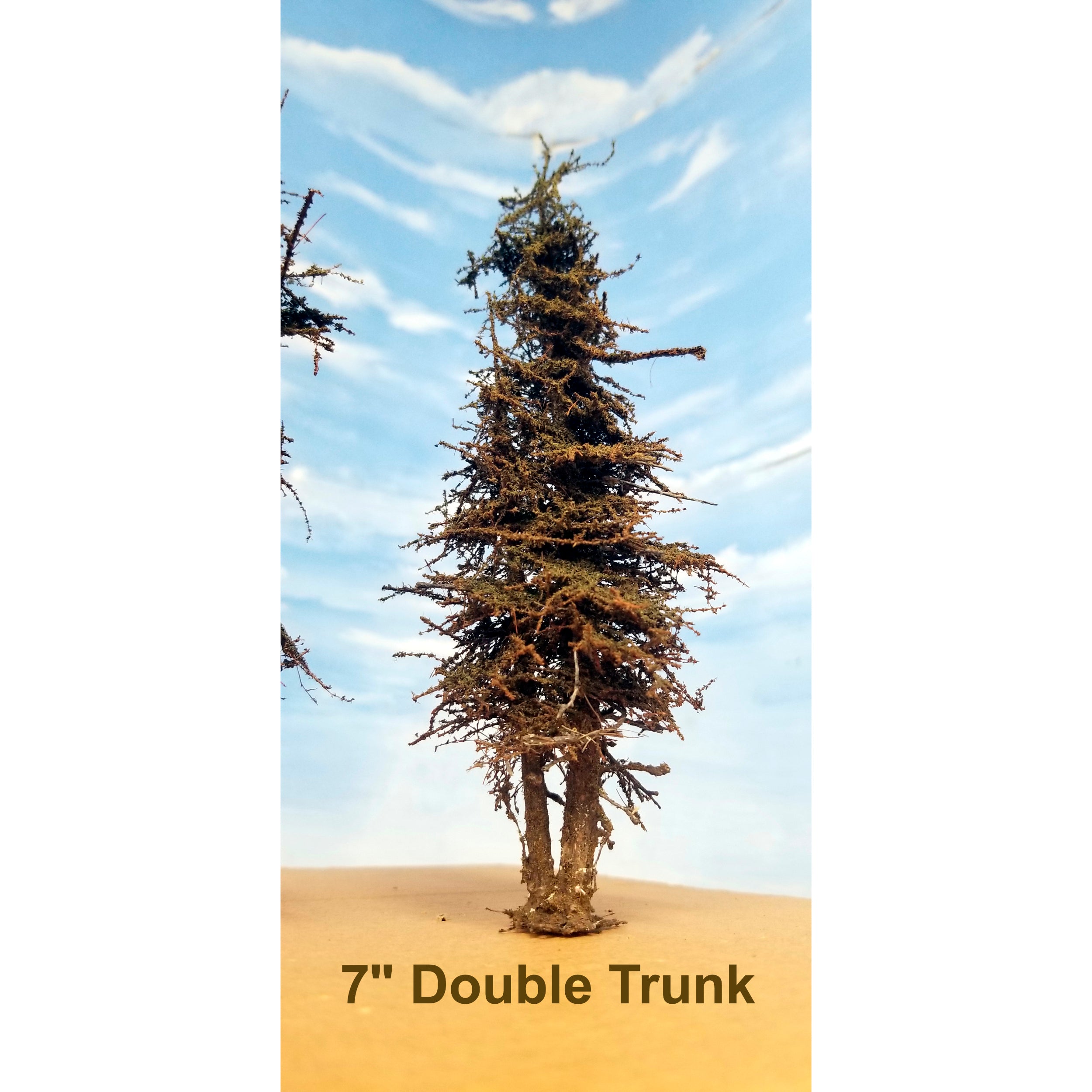 Double Trunk Tree - 7 Inch