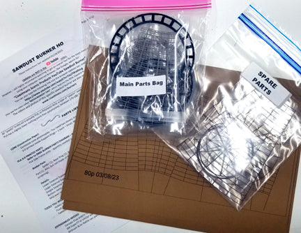 "80P" 80% Sawdust Burner KIT, HO Scale