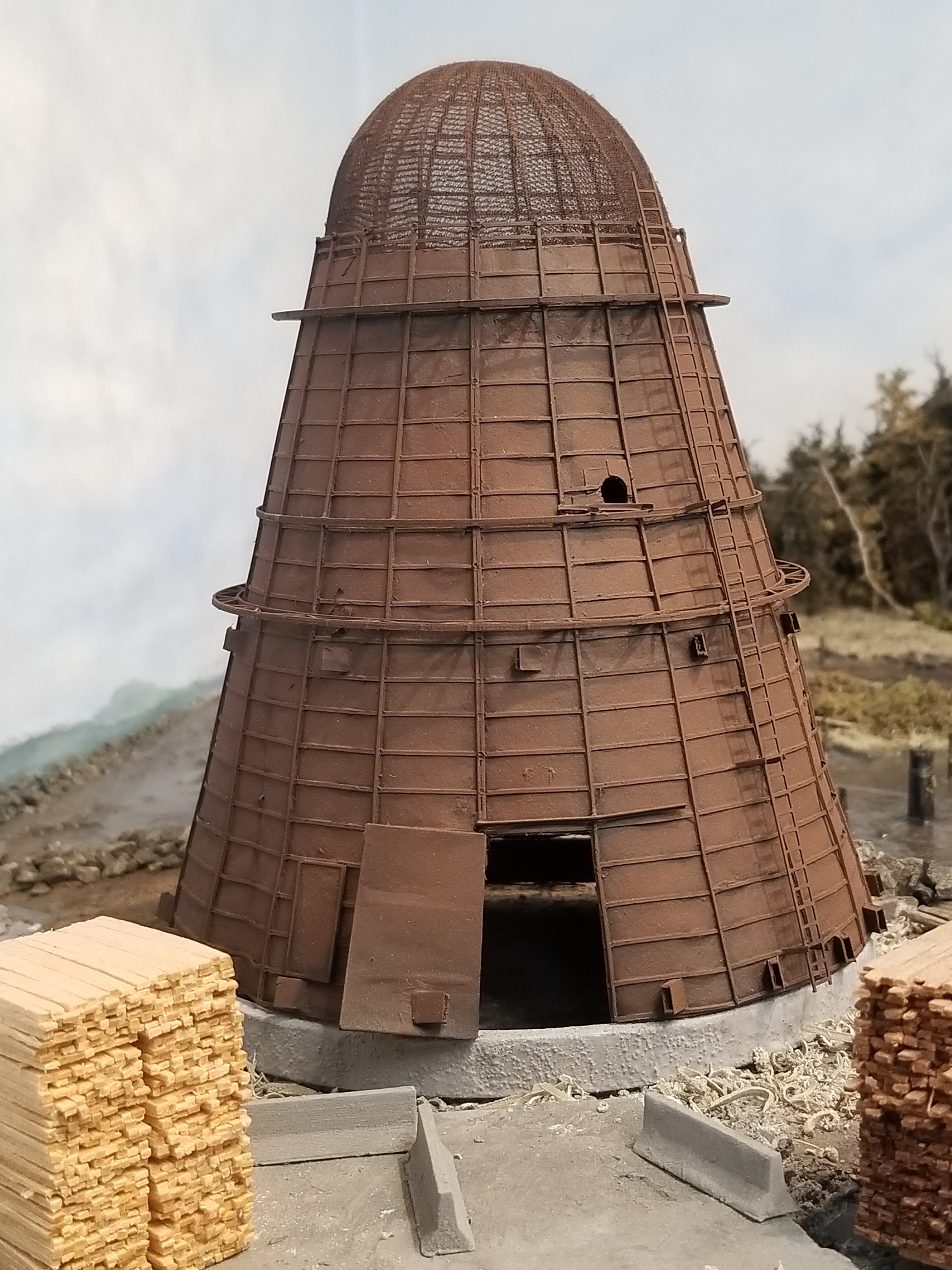 Sawdust Burner KIT, HO Scale, Full-Size