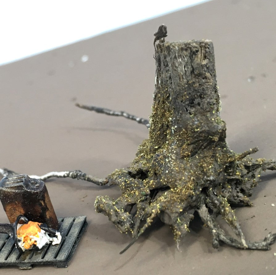 Stumps, 3/8", Chainsaw-Aged-Cut, Three