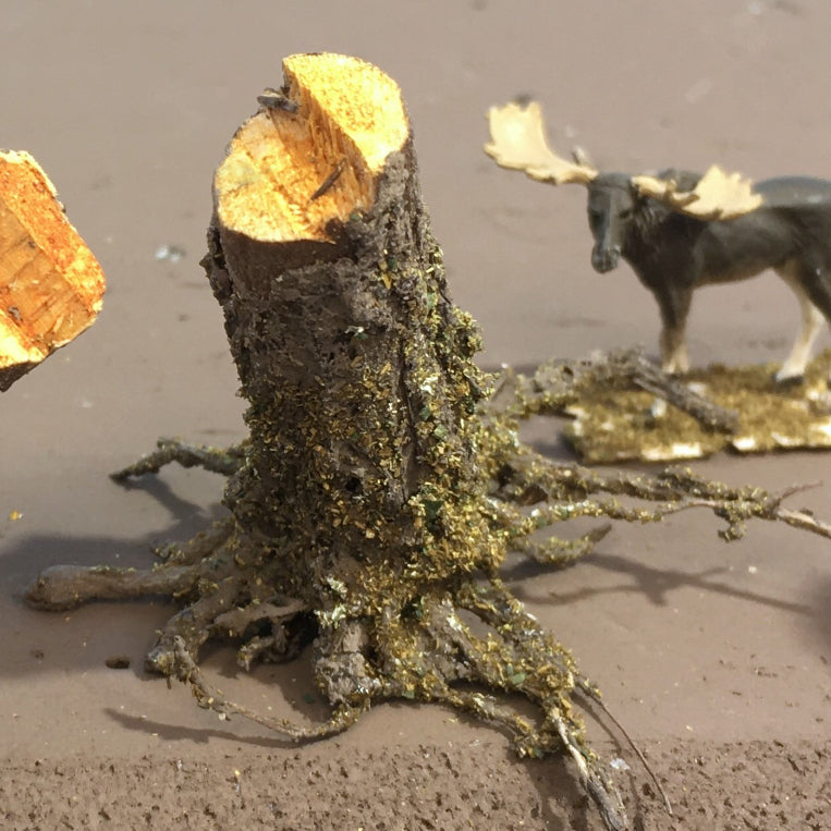 Combo Stumps, Aged-Cut & Fresh Cut, Six