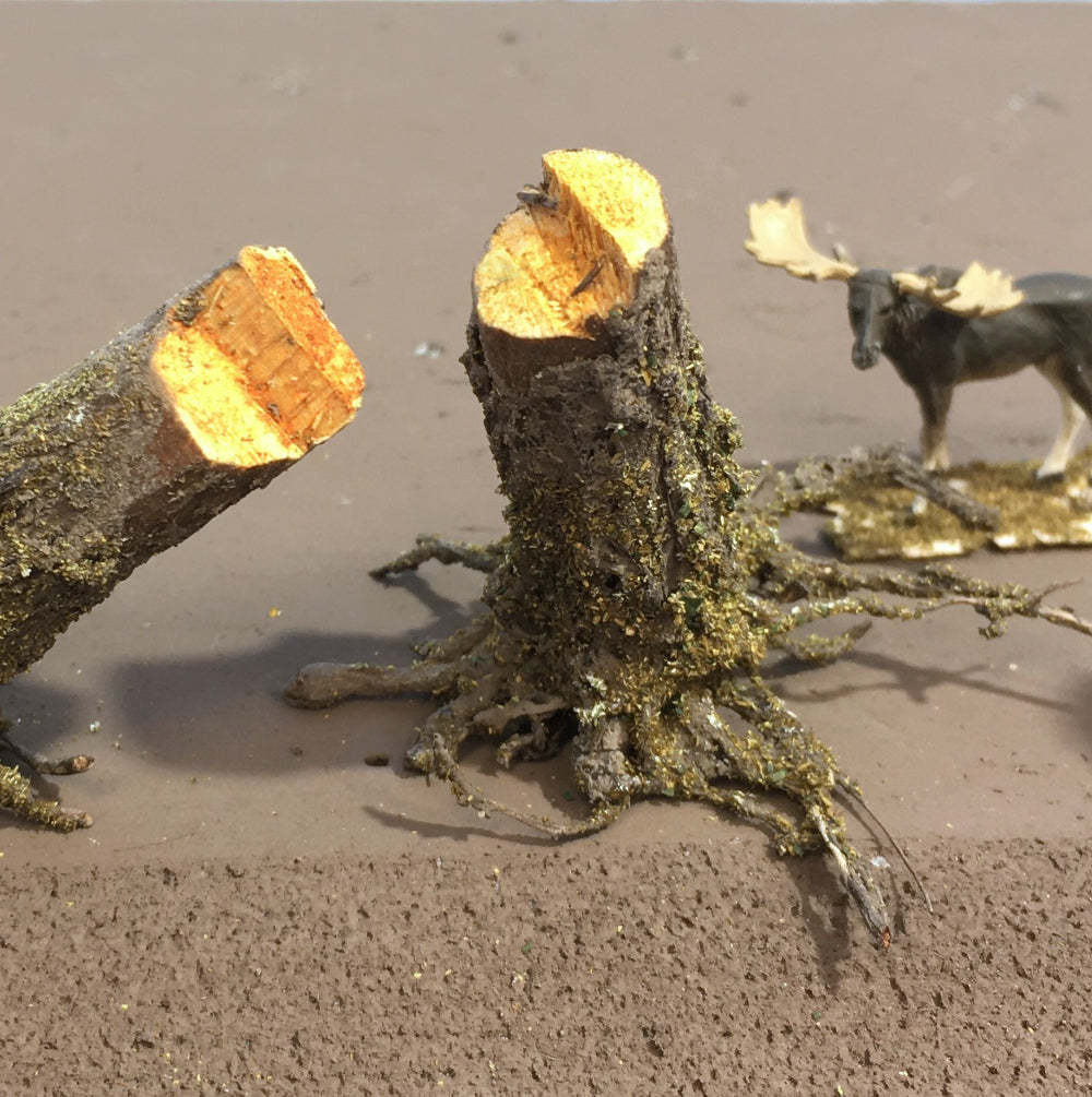 Combo Stumps, Aged-Cut & Fresh Cut, Six