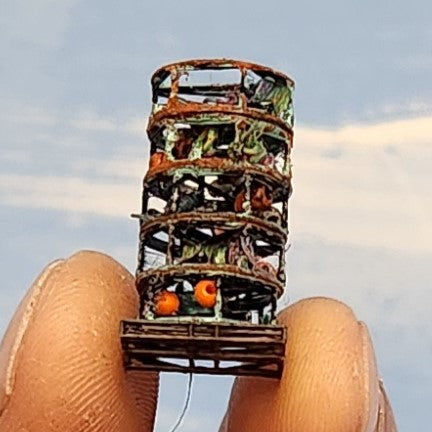 Crab Pots Stack HO Scale