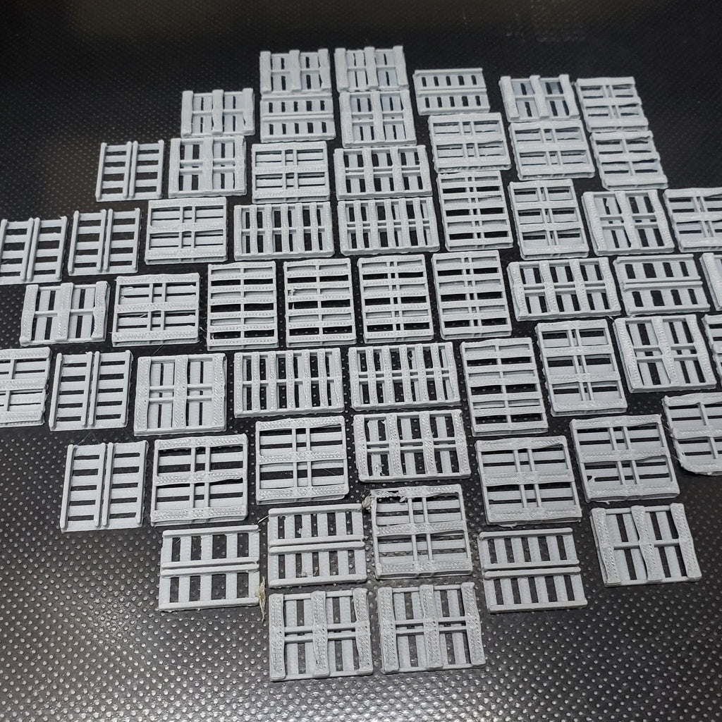 Pallets, HO Scale, Plain, 60
