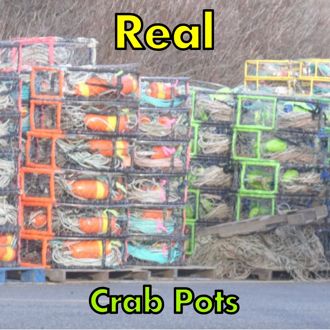 Crab Pots Stack of Five in O Scale 1:48