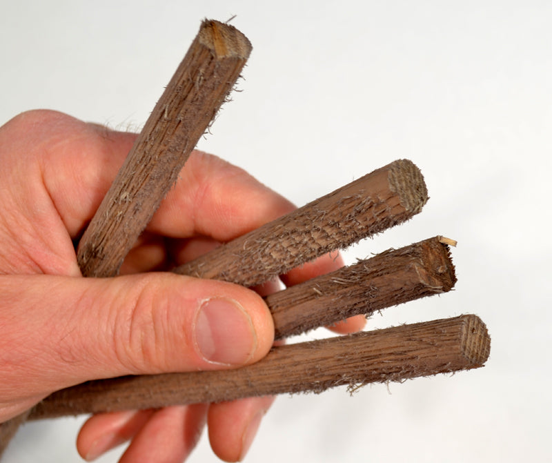 Logs, 1/2" x 12" white cedar material, Quantity SIX