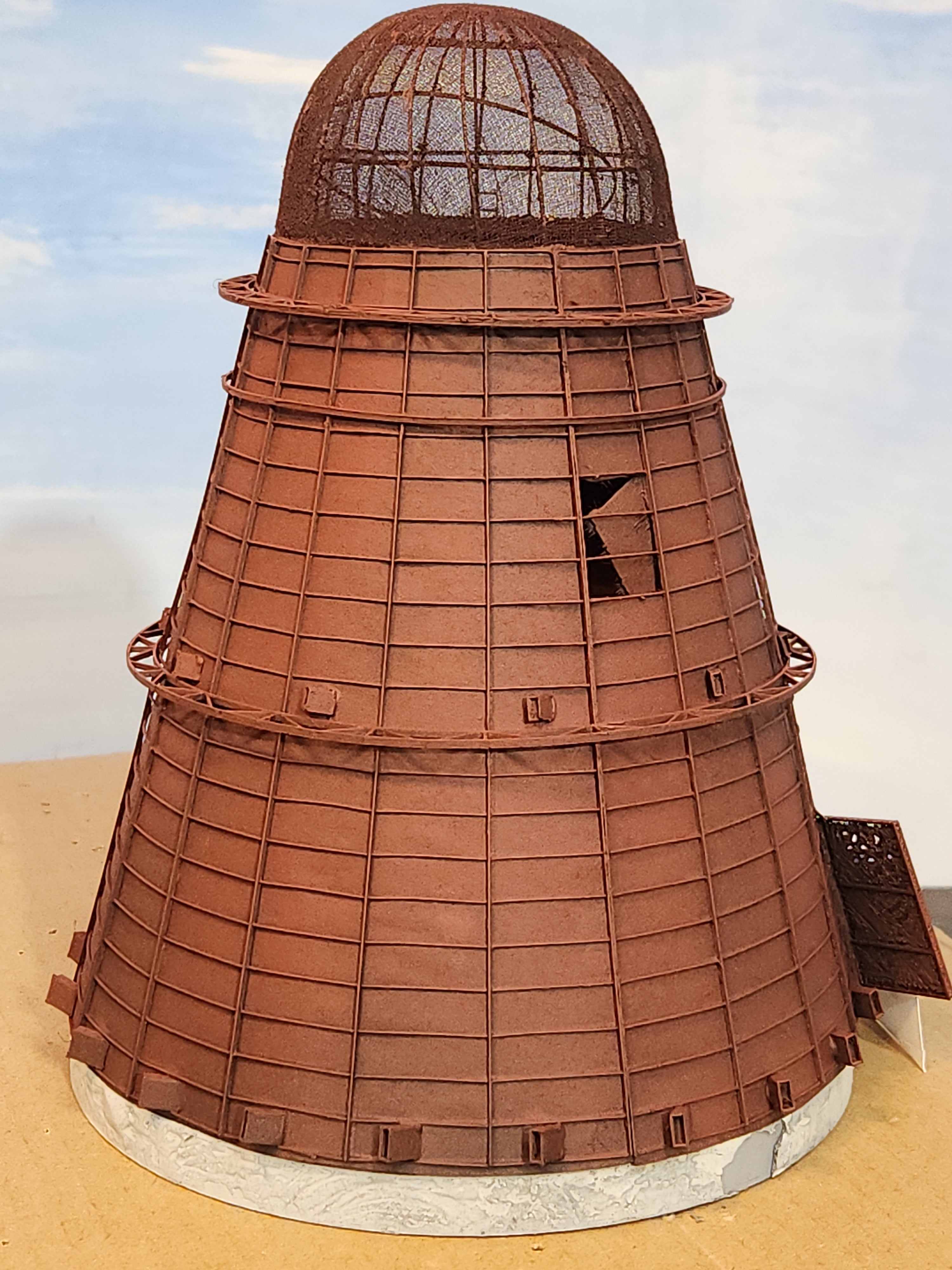 Sawdust Burner Unit A-6, full-size 1:87, Rough-n-Ready