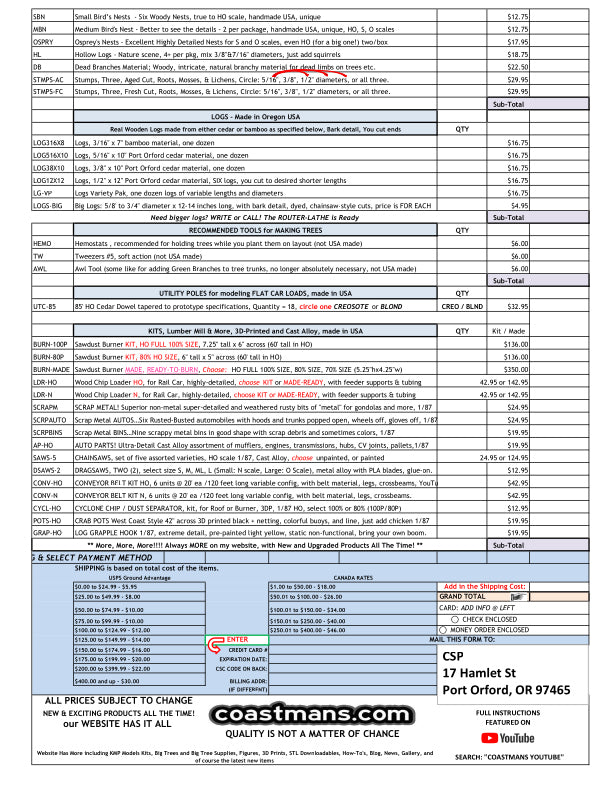 Coastmans Instructions.pdf Order Form – Coastmans