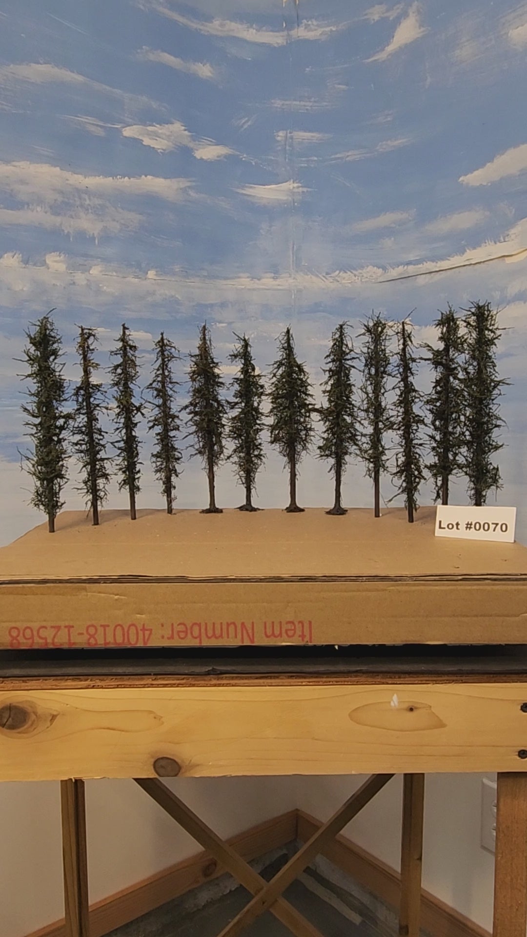 Pines, 8 inches, one dozen, L-0070