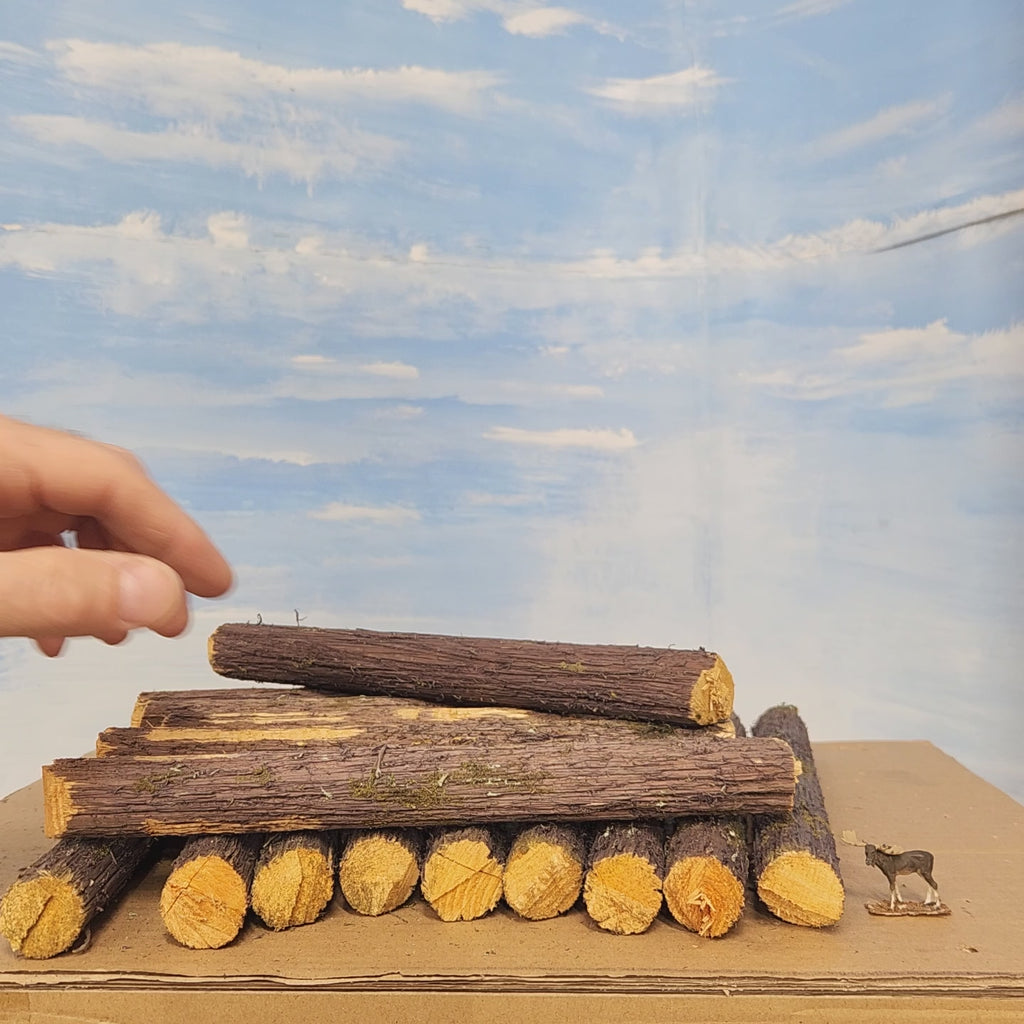 Logs, 9x1 inches