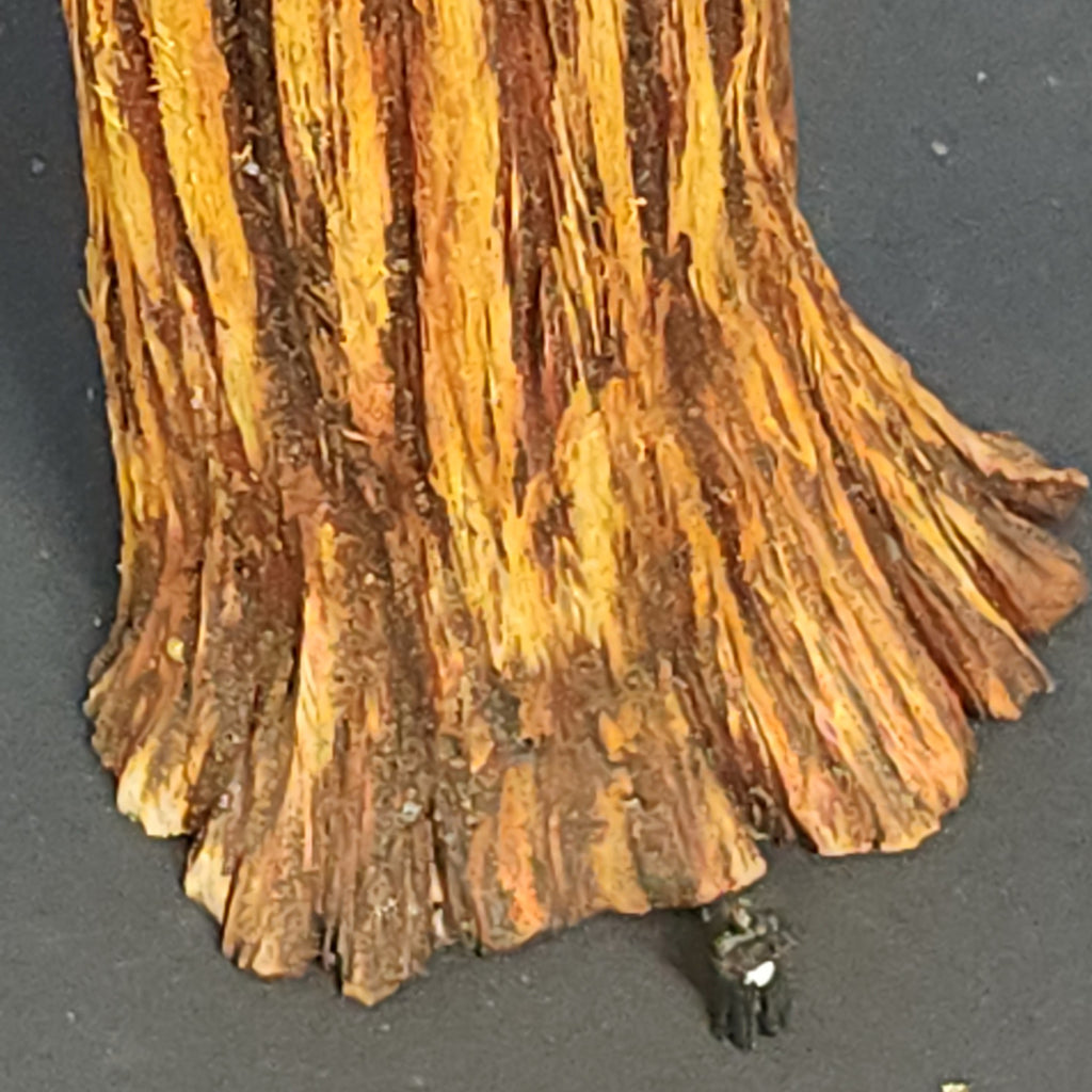 sequoia redwood tree model 31 inches base S scale 1:64 figure present handmade Coastmans Scenic Products Oregon USA